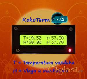 Termostat Vlagomer za inkubator Termoregulator v7.2